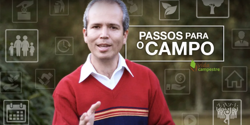 Passos para o campo