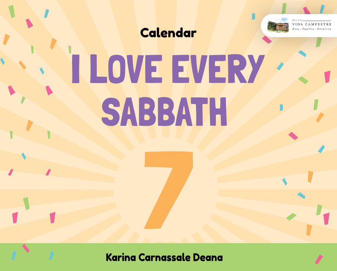 Calendar “I love every sabbath”